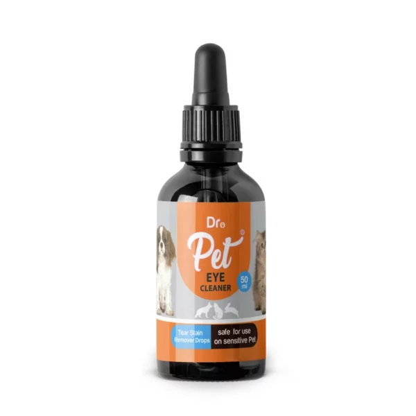 قطره تمیز کننده و لکه بر اطراف چشم حیوانات dr.pet (پس کرایه)
